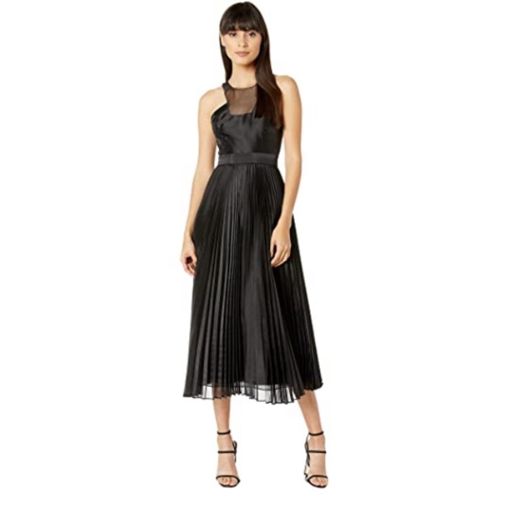 BCBG Black Pleated Dress - NWT